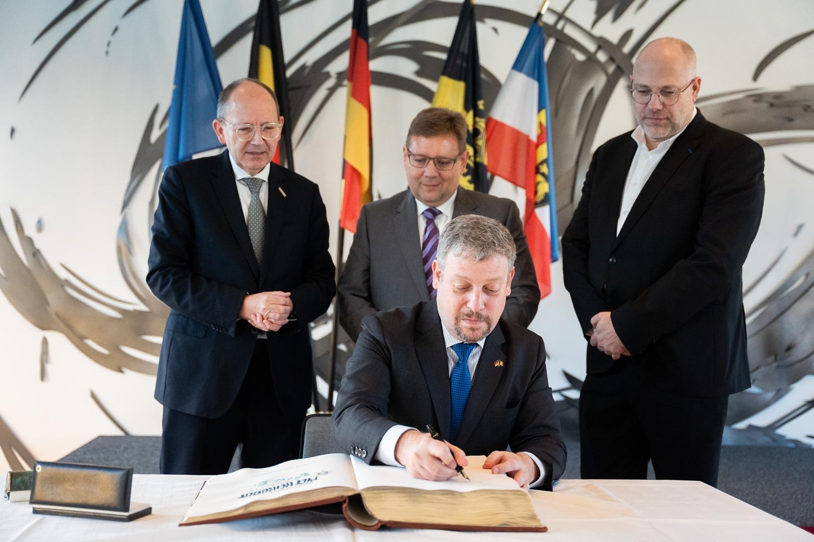 Besuch des Botschafters des Königreichs Belgien